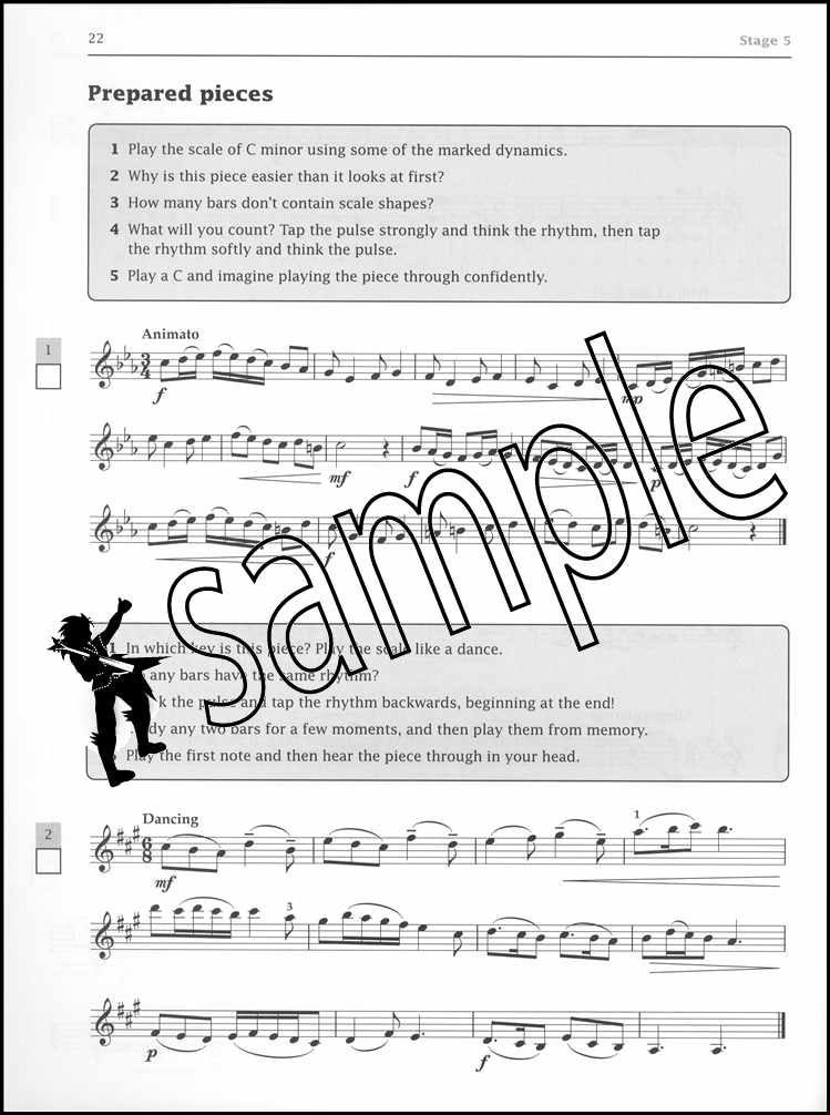 3rd sample page from Improve Your Sight-Reading Violin Grade 5