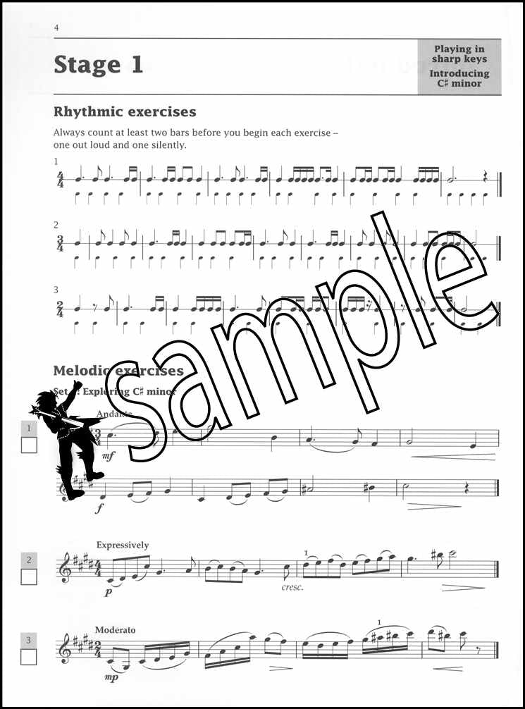 1st sample page from Improve Your Sight-Reading Violin Grade 6