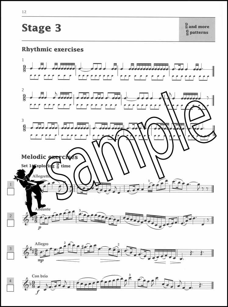 2nd sample page from Improve Your Sight-Reading Violin Grade 6