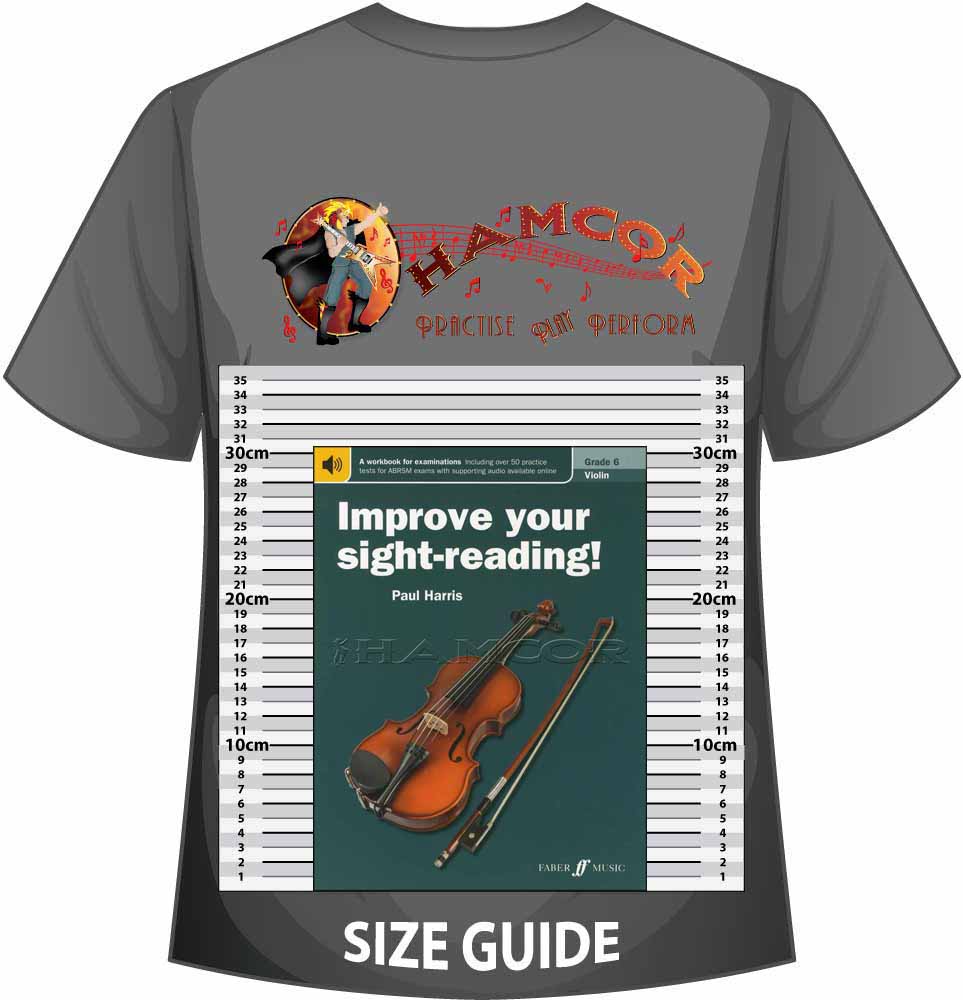 front cover of Improve Your Sight-Reading Violin Grade 6 on a size guide