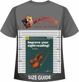 front cover of Improve Your Sight-Reading Violin Grade 6 on a size guide