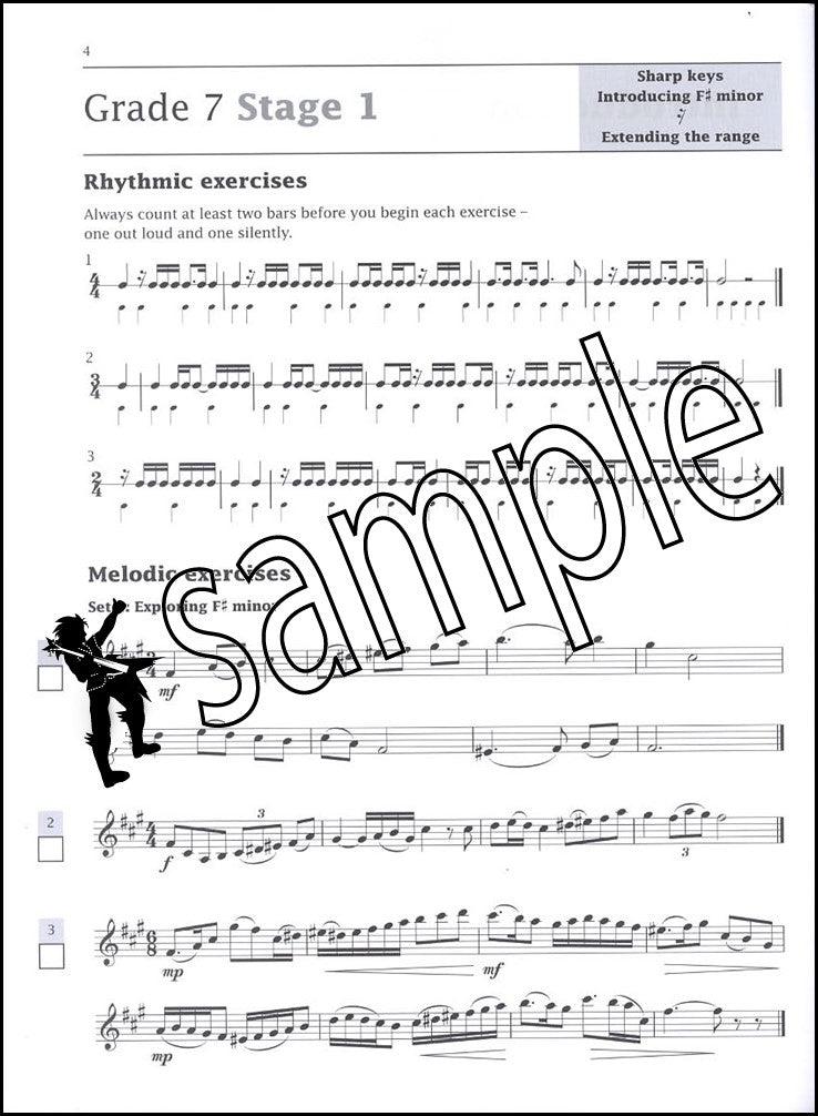 1st sample page from Improve Your Sight-Reading Violin Grades 7-8