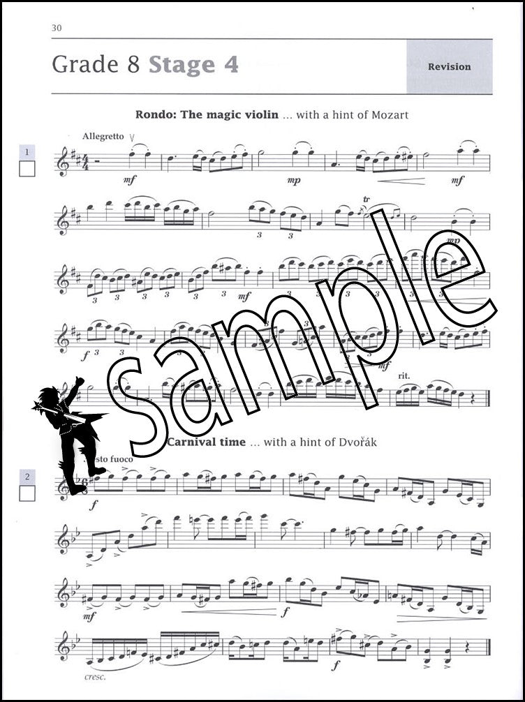 3rd sample page from Improve Your Sight-Reading Violin Grades 7-8