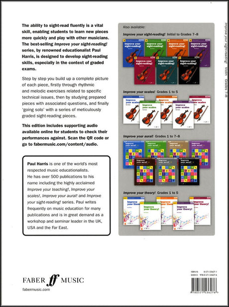 back cover of Improve Your Sight-Reading Violin Grades 7-8