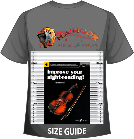 front cover of Improve Your Sight-Reading Violin Grades 7-8 on a size guide