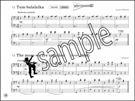 3rd sample page from Me and My Piano Duets Book 2