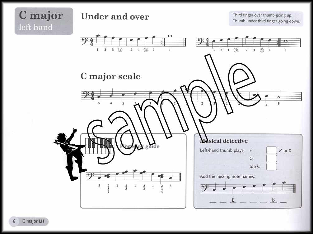 1st sample page from Me and My Piano Superscales