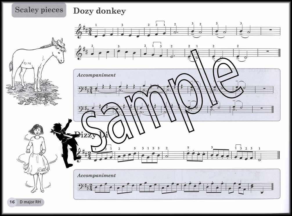 3rd sample page from Me and My Piano Superscales