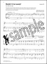 3rd sample page from The Best of Grades 1-3 Singing High Voice Book/Audio by Heidi Pegler