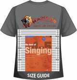 front cover of The Best of Grades 4-5 Singing Low Voice Book/Audio by Heidi Pegler on a size guide