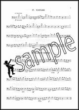 back cover of 20 Supplementary Tunes for Beginner Brass Bass Clef by Edward Gregson