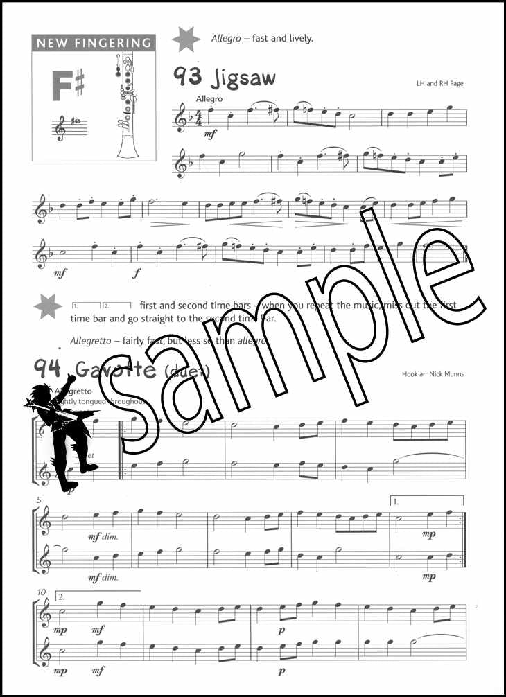 2nd sample page from Abracadabra Clarinet