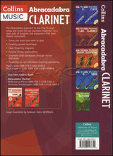 back cover of Abracadabra Clarinet