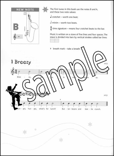 1st sample page from Abracadabra Saxophone