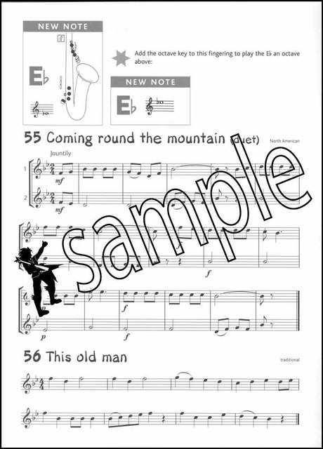 2nd sample page from Abracadabra Saxophone