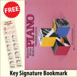 front cover of Bastien Piano Basics Piano Primer Level together with free Piano Clef bookmark