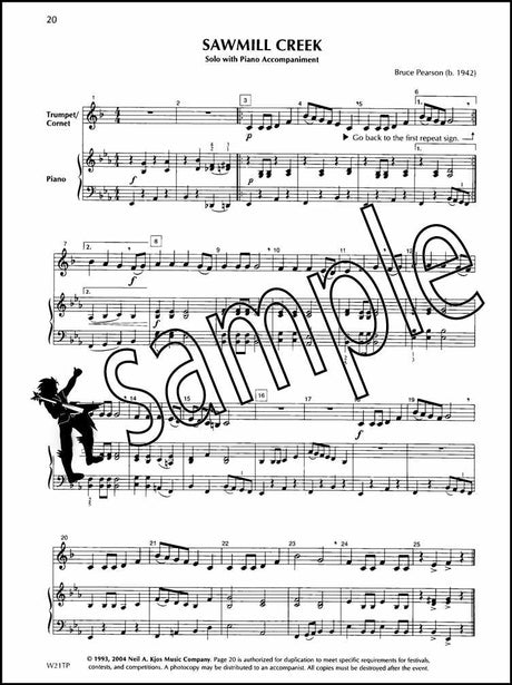 2nd sample page from Standard of Excellence Trumpet/Cornet Book 1