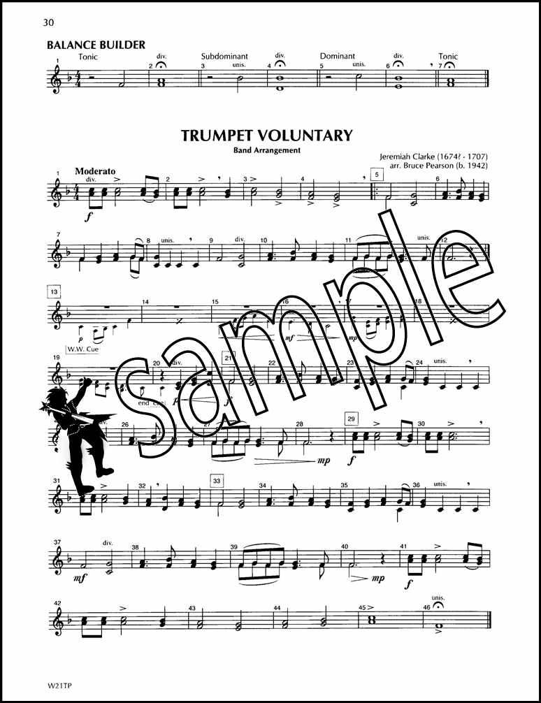 3rd sample page from Standard of Excellence Trumpet/Cornet Book 1