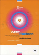 front cover of Sonny Bluebone for Trombone Bass Clef Book/CD by David Mitcham