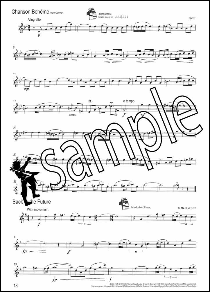 3rd sample page from Won Up for Saxophone