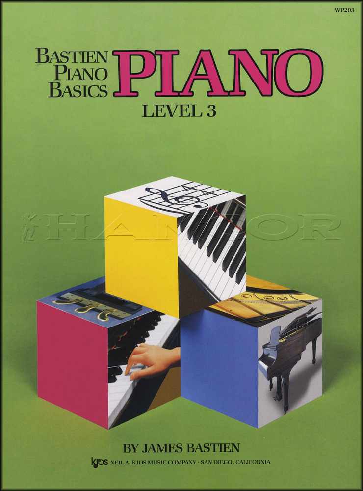 front cover of Bastien Piano Basics Piano Level 3