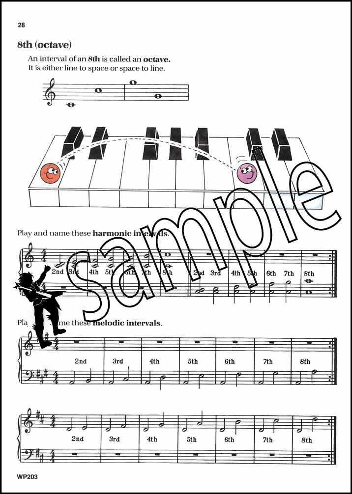 2nd sample page from Bastien Piano Basics Piano Level 3