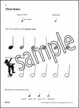 1st sample page from Bastien Piano Basics Theory & Technique for the Young Beginner Primer A