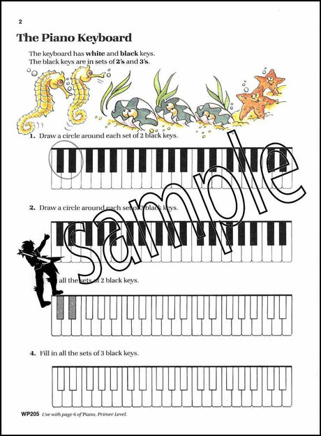 1st sample page from Bastien Piano Basics Theory Primer Level