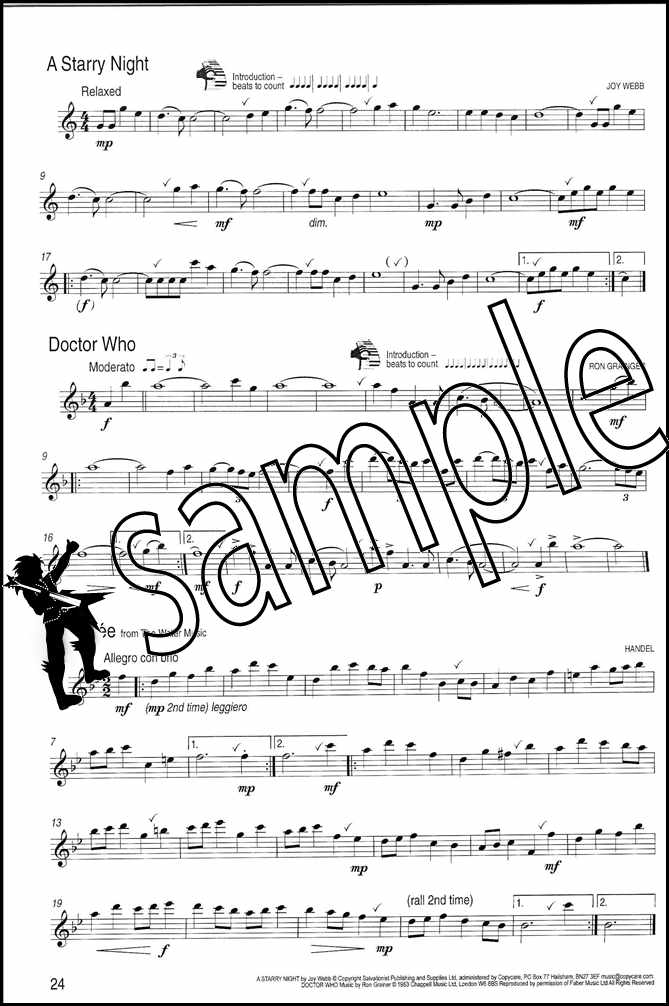 3rd sample page from Winner Scores All for Treble Recorder