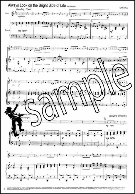 1st sample page from Winner Scores All Piano Accompaniment for F Horn