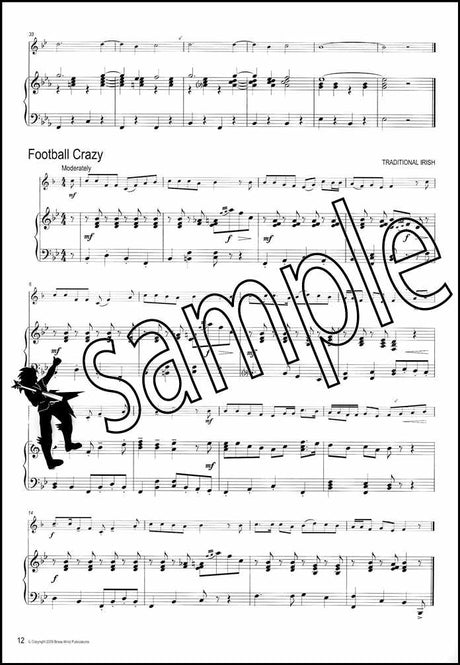 2nd sample page from Winner Scores All Piano Accompaniment for F Horn