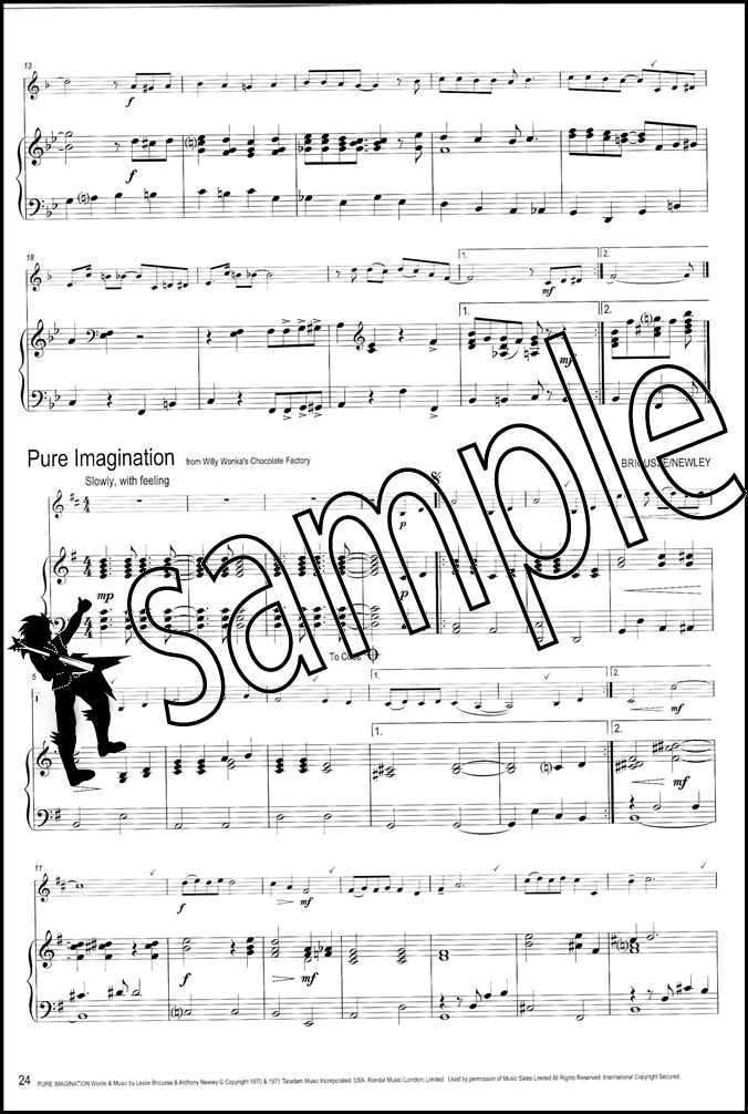 3rd sample page from Winner Scores All Piano Accompaniment for F Horn
