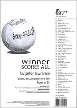 front cover of Winner Scores All Piano Accompaniment for Eb Horn