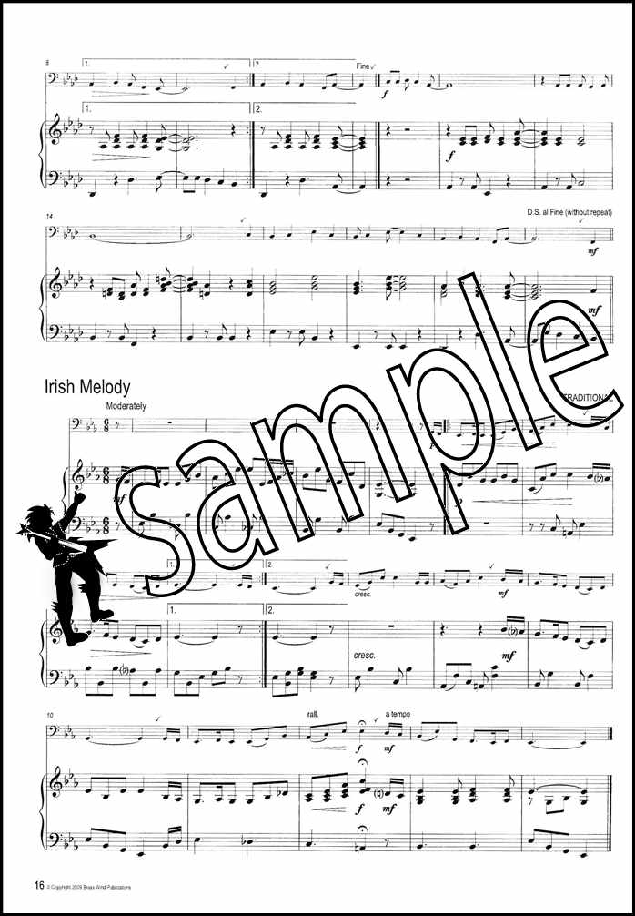 2nd sample page from Winner Scores All Piano Accompaniment for Tuba