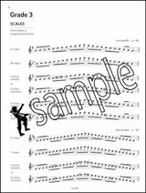 1st sample page from ABRSM Flute Scales Arpeggios Sight Reading Grades 1-5