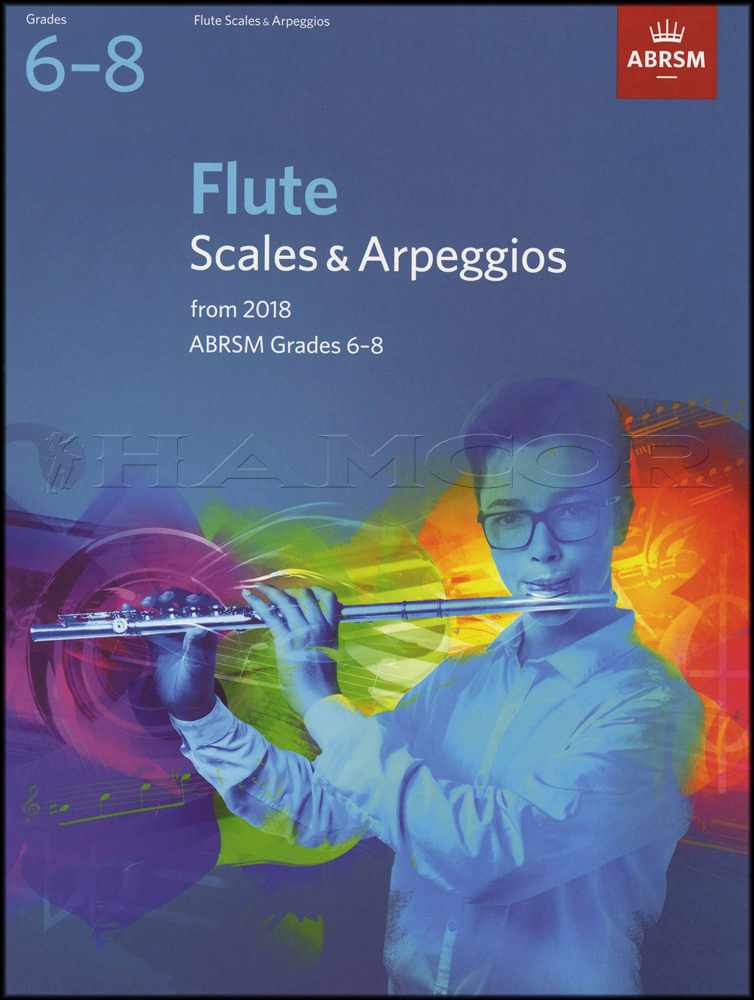 front cover of ABRSM Flute Scales & Arpeggios Grades 6-8