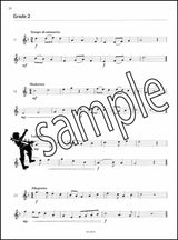 2nd sample page from ABRSM Saxophone Scales Arpeggios Sight Reading Grades 1-5