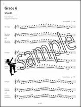 1st sample page from ABRSM Saxophone Scales & Arpeggios Grades 6-8