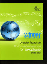front cover of Winner Scores All Saxophone