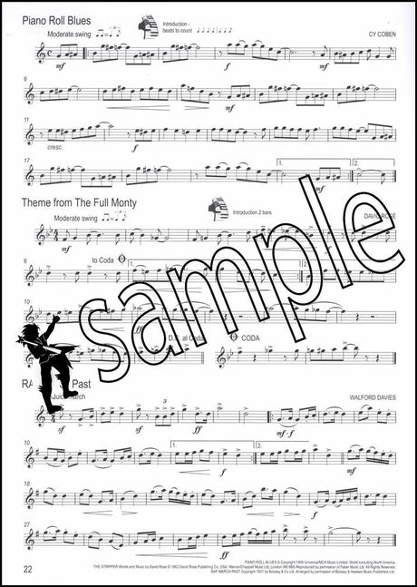 3rd sample page from Winner Scores All Saxophone