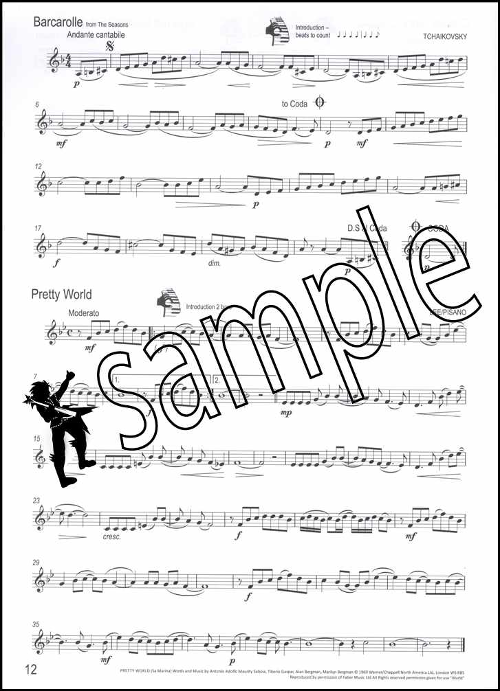 2nd sample page from Winning Matrix for Trumpet Eb Horn Euphonium Book Only