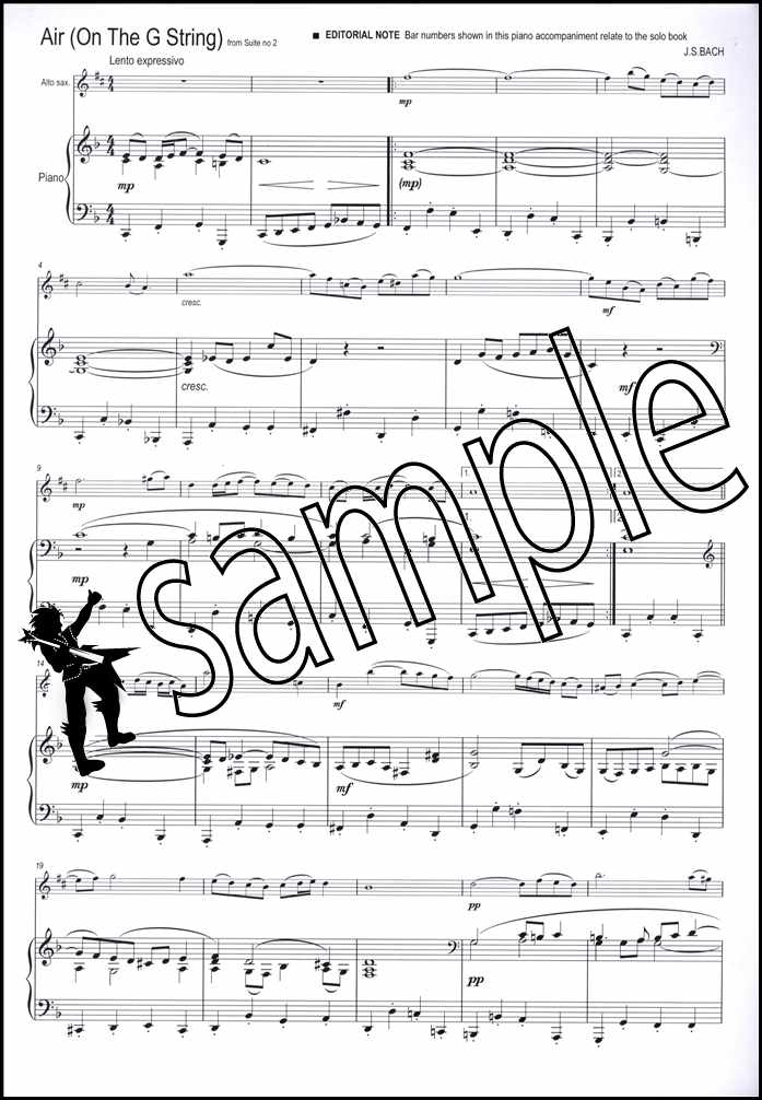 1st sample page from Winner Scores All Piano Accompaniment for Alto Saxophone