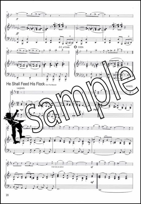 2nd sample page from Winner Scores All Piano Accompaniment for Alto Saxophone