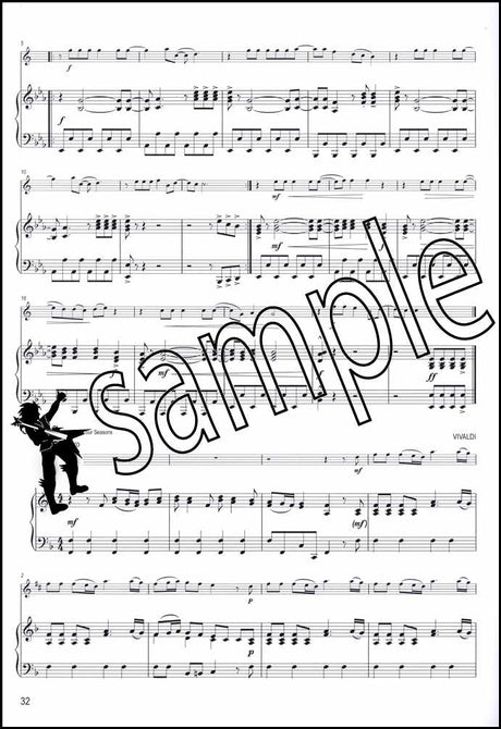 3rd sample page from Winner Scores All Piano Accompaniment for Alto Saxophone