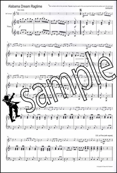 1st sample page from Winning Matrix Piano Accompaniment for Trumpet