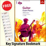 front cover of ABRSM Guitar Exam Pieces Grade 1 Book/Audio together with free Treble Clef bookmark