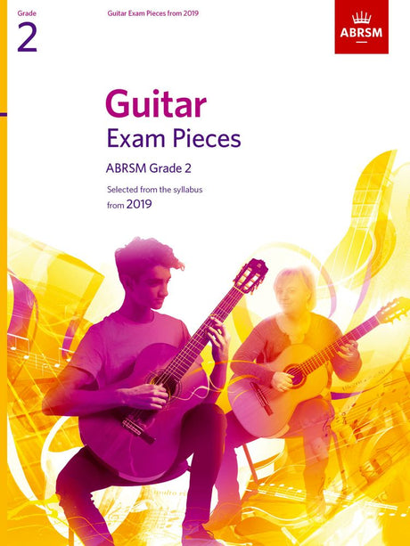 front cover of ABRSM Guitar Exam Pieces Grade 2 Book Only