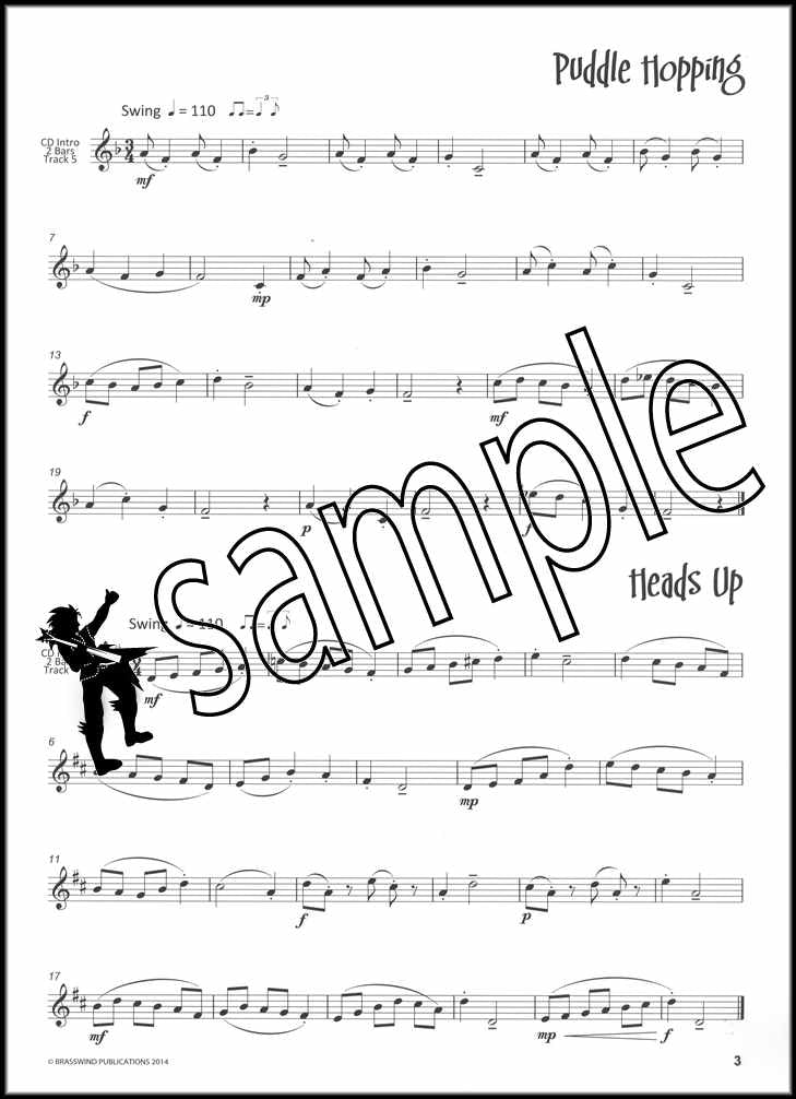 1st sample page from JazzFX Solos for Horn in Eb Book/CD by Dave Gale