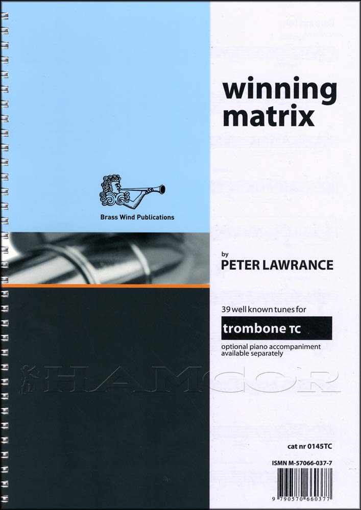 front cover of Winning Matrix Trombone Treble Clef Book Only