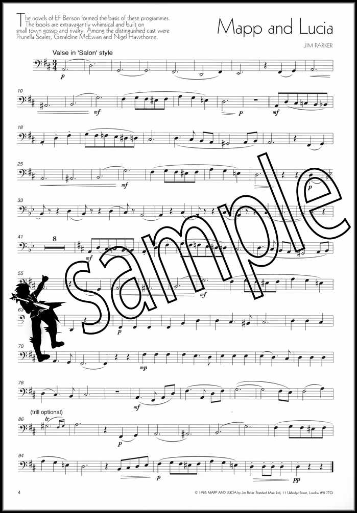 3rd sample page from The Music of Jim Parker for Tuba Bass Clef